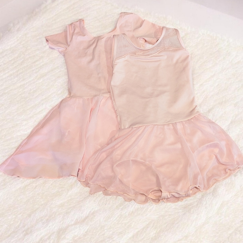🚫 SOLD 🚫Capezio Light Pink Kids Dance Costume Set